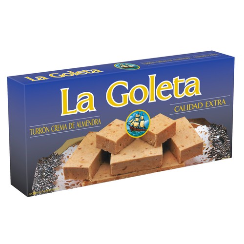 LA GOLETA Turrón crema de almendra sd 250 g.