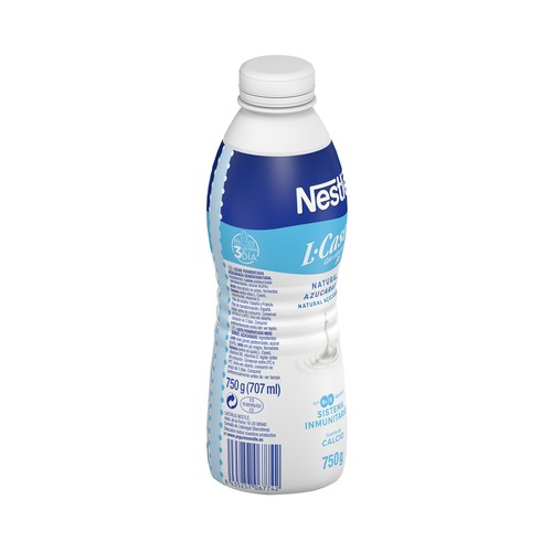 Leche fermentada con Lcasei y sabor natural azucarado NESTLÉ 750 g.