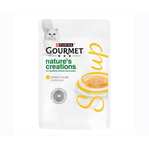 Imagen de GOURMET Caldo con pollo natural para gatos 40 g.