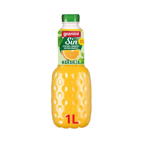 GRANINI Bebida de naranja Sin Azucar GRANINI 1 l.