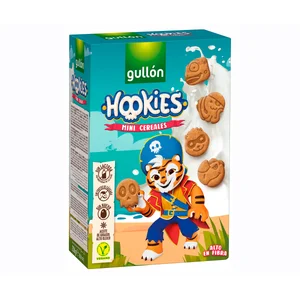 GULLÓN Galletas mini cereales Hookies 250 g.