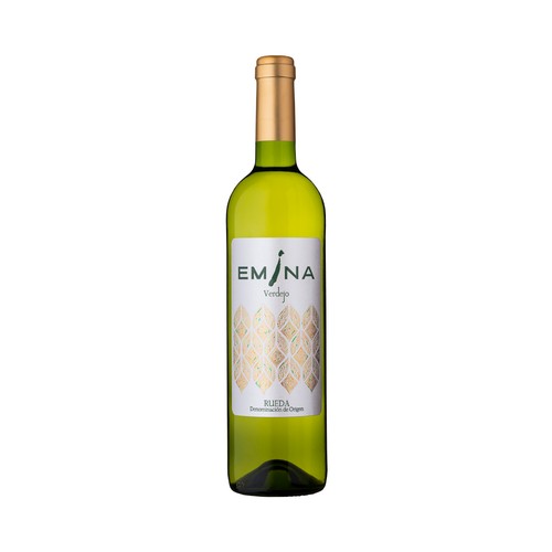 Vino blanco verdejo con denominación de origen Rueda EMINA botella de 75 cl.