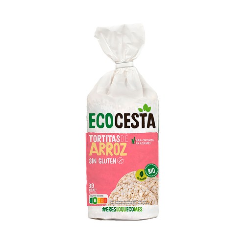Tortitas de arroz ecológicas ECOCESTA 140 g.