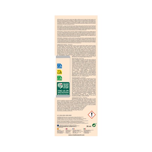 CRISTALINAS Ambientador de varillas con aroma a magnolia 35ml.