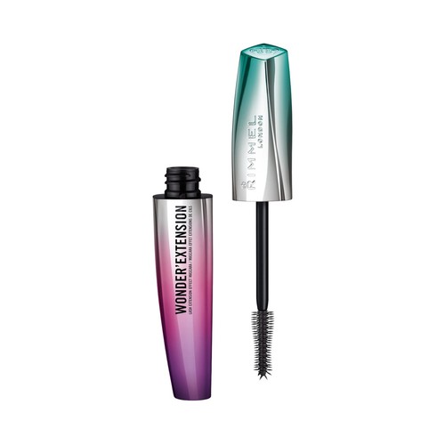 RIMMEL Wonder´extension  tono Very Black Máscara de pestañas efecto longitud y volumen.