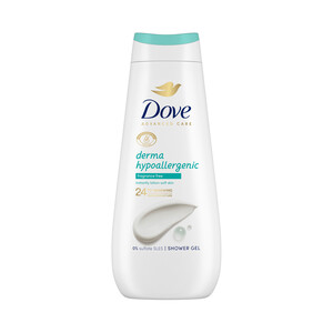 Imagen de DOVE Advance care Gel hidratante hypoalergénico para baño o ducha 400 ml.
