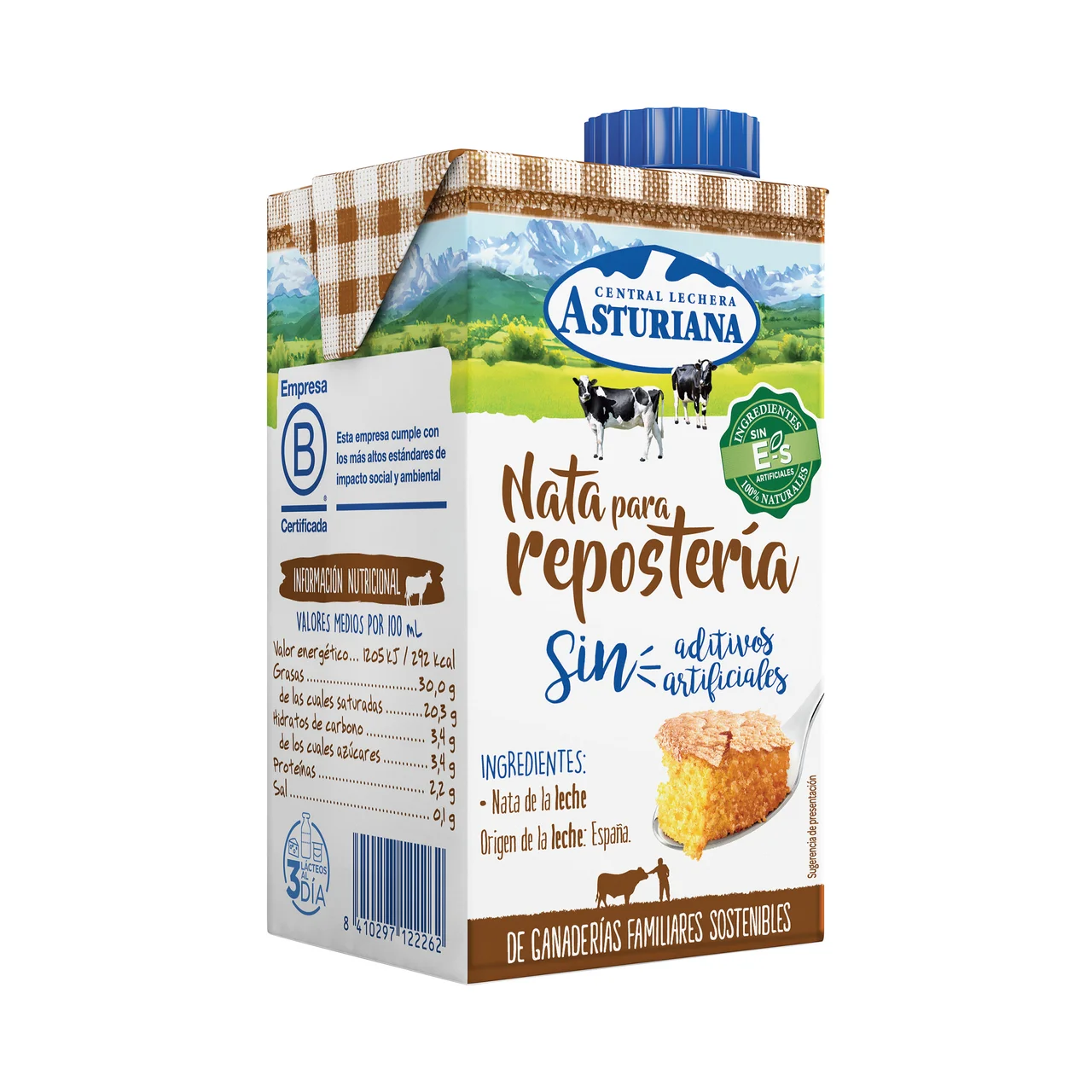 CENTRAL LECHERA ASTURIANA Nata líquida especial para repostería CENTRAL LECHERA ASTURIANA 500 ml.