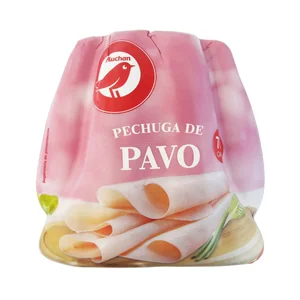 AUCHAN Pechuga de pavo Producto Alcampo - Loncha normal 2 a 3 mm