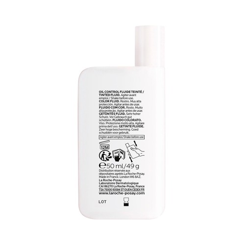 LA ROCHE POSAY Protector solar con color y FPS 50+ (muy alto) LA ROCHE POSAY Anthelios uv mune 400 50 ml.
