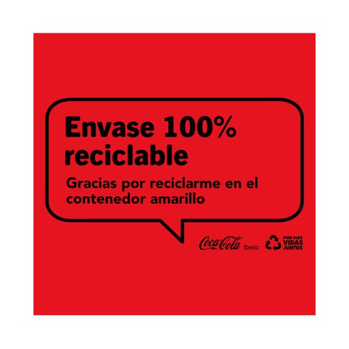COCA COLA Zero azúcar zero cafeína Refresco de cola pack 12 latas 33 cl.