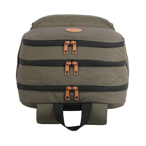 Mochila Eco Concept 3 compartimentos color verde. YOUNG'S ATTITUDE
