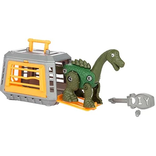 Dinosaurio en jaula 8x10x7cm, modelos surtidos, GMBH.