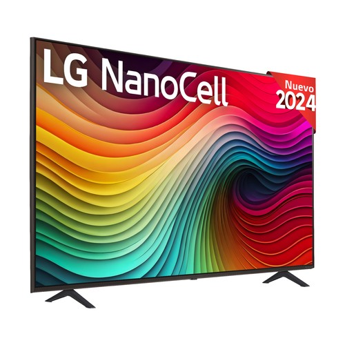 Televisión 139,7 cm (55") LG Nanocell 55NANO82T, 4K, HDMI, 2USB, ultra HD, Webos 24.