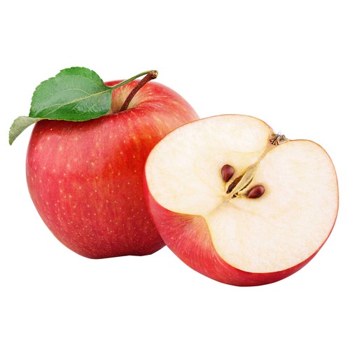 Manzanas rojas al peso.