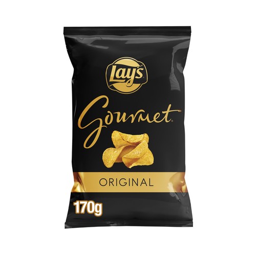 Imagen de Patatas fritas lisas crujientes LAY'S Gourmet bolsa de 180 g.