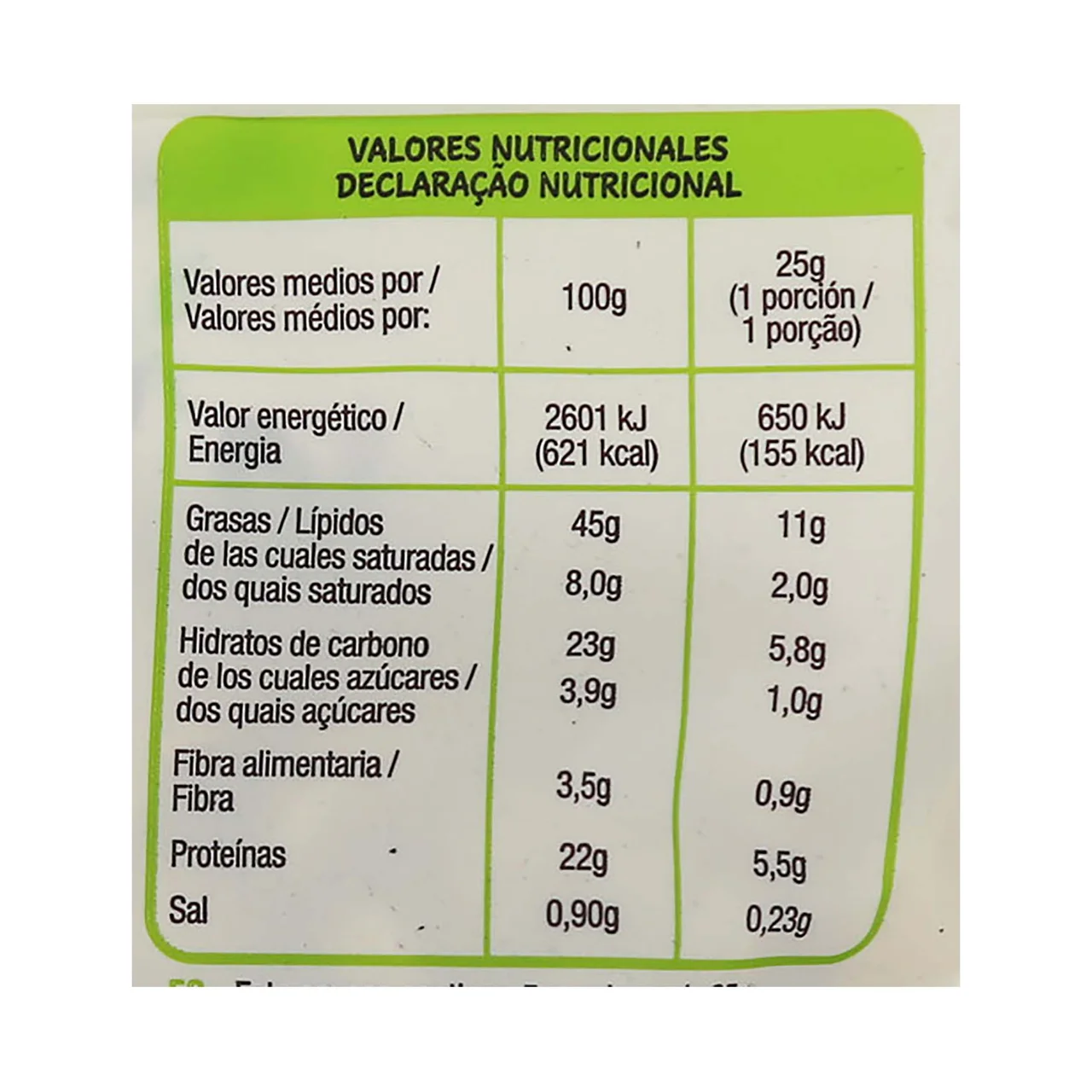 ALCAMPO ECOLÓGICO Anacardos tostados y salados 125 g