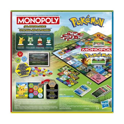 Juego de mesa MONOPOLY edición Pokémon.