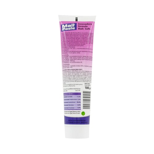 MISTER DOG Alimento a base de pasta de malta para eliminar bolas de pelo para gatos MISTER DOG 100 gr,