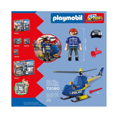 PLAY MOBIL. 72080 Helicóptero de policía con radar