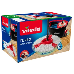 VILEDA Cubo set escurridor con pedal TURBO VILEDA