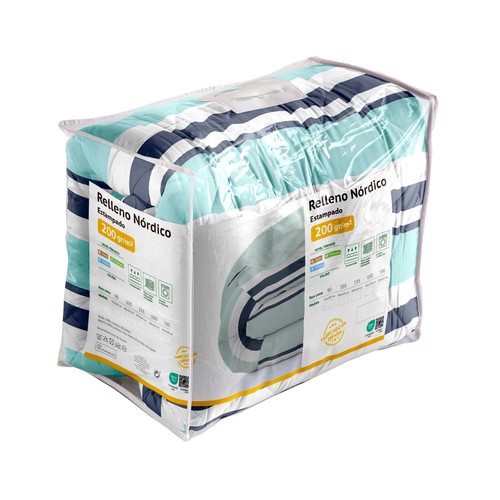Relleno nórdico estampado cama 105cm, 200g/m².