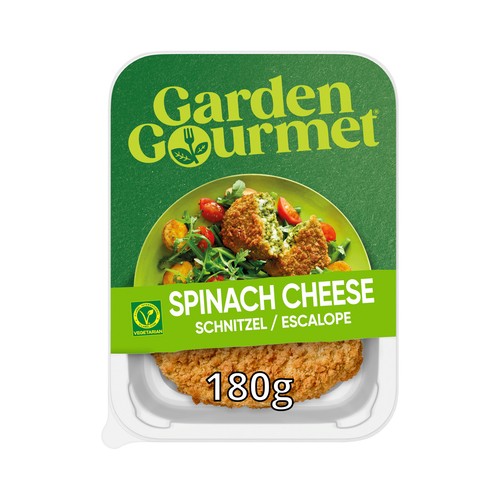 GARDEN GOURMET Empanado vegetariano a base de espicanas, arroz y queso 2 x 90 g.