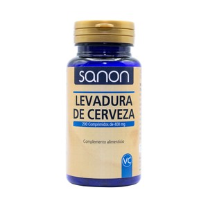 Imagen de SANON Levadura de cerveza (complemento alimenticio) 200 comprimidos.