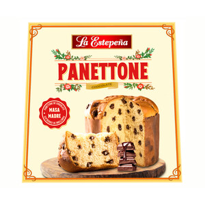 Imagen de LA ESTEPEÑA Panettone de chocolate 900 g.