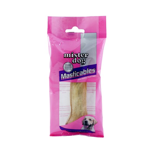 MISTER DOG Hueso masticable de vacuno de 140 milímetros para perros MISTER DOG 1 ud. de 60 g.