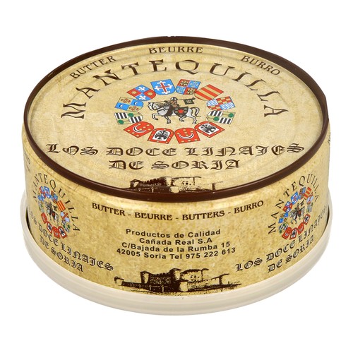 LOS DOCE LINAJES DE SORIA Lata de mantequilla sin sal LOS DOCE LINAJES DE SORIA 250 g.