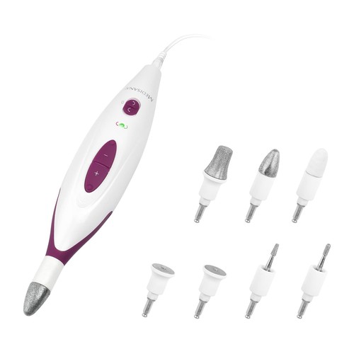 Set de manicura y pedicura MEDISANA MP815, 2 velocidades, 7 accesorios.