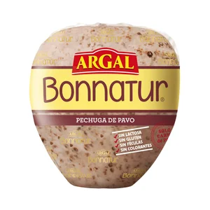 ARGAL Bonnatur Pechuga de pavo entera, cortada en lonchas - Loncha fina 1 mm