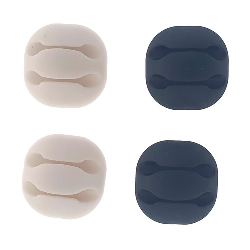 Pack 4 clips organizadores cable autoadhesivo. OSCA CONNECT