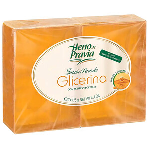 Imagen de HENO DE PRAVIA Pastillas de jabón de glicerina 2 x 125 g.