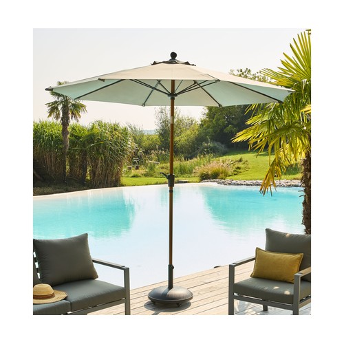 Parasol acero poliéster 2,7 metros, GARDENSTAR.
