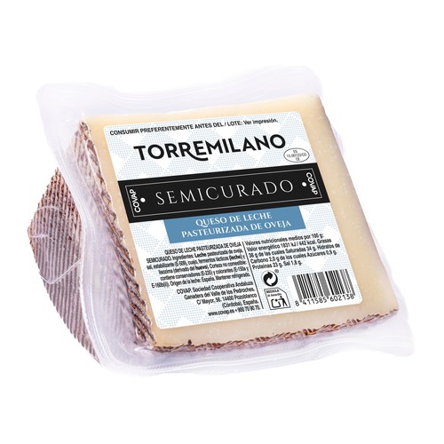 COVAP Queso de oveja semicurado, cuña.
