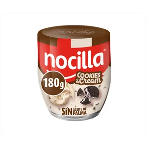 NOCILLA Crema de cacao con cookies y crema 180 g.