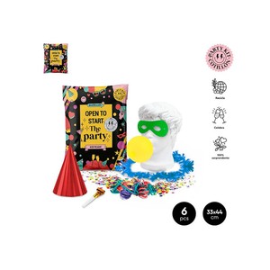 Imagen de Bolsa De Cotillon Special Price Colores Surtidos 6 Pcs.33x44cmTHE SARAO