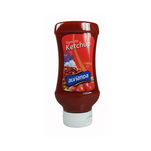 Tomate ketchup boca abajo ALVIANDA 560 g.