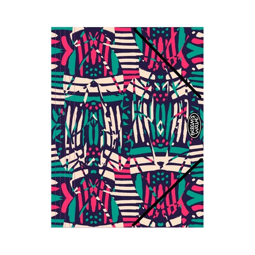 Carpeta con gomas y solapas, surtido de diseños y colores, OCEAN"S WAVE.