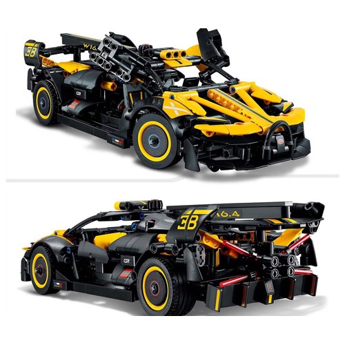 LEGO Technic coche de carreras Bugatti, +9 años, 905 piezas.