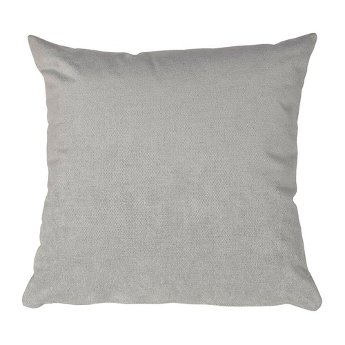 Cojín color gris tejido chenilla 100% poliéster, 45x45cm. TEXTIL HOGAR.
