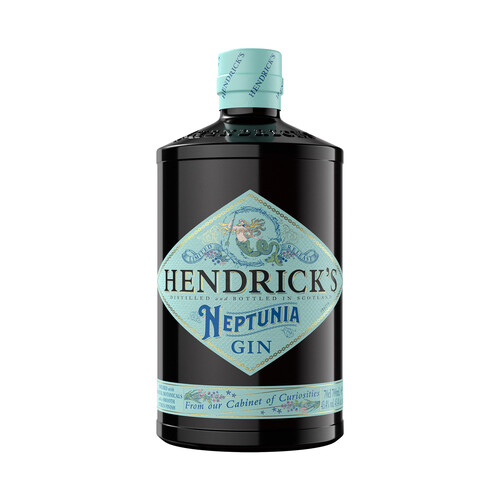 Ginebra destilada y embotellada en Escocia HENDRICKS Neptunia botella de 70 cl.