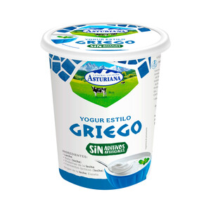 Imagen de CENTRAL LECHERA ASTURIANA Yogur estilo griego, elaborado en 24 horas  Flor de Burgos 400 g.