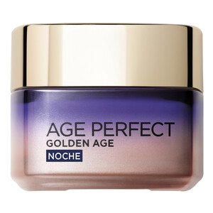 L´ORÉAL PARIS Crema de noche efecto frio re-estimulante, para pieles maduras y apagadas L´ORÉAL Age perfect golden age 50 ml.
