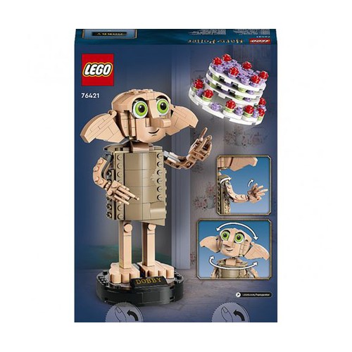 LEGO Harry Potter, Dobby el elfo doméstico, 19 cm, 403 piezas, +7 años.