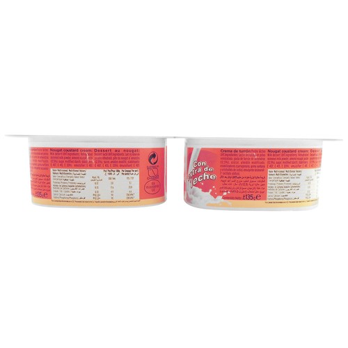 KALISE Natillas de turrón elaboradas sin gluten KALISE 2 x 135 g.