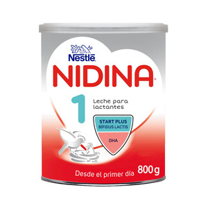 NIDINA Leche (1) para recién nacido, desde el primer día NIDINA 1 800 g.