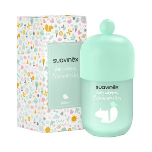 SUAVINEX Memories Colonia para bebes baja en alcohol y que no mancha la ropa 100 ml.
