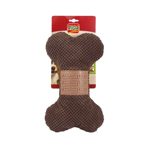 RIGA Peluche con forma de hueso para perros 
